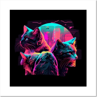 Cyber Cat Posters and Art